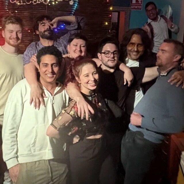 Group photo after a No Offense, But... show